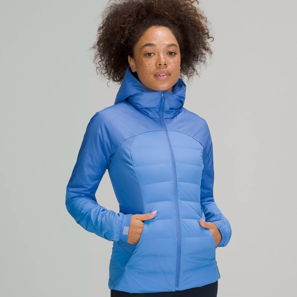 DOWN FOR IT ALL JACKET in Blue Nile